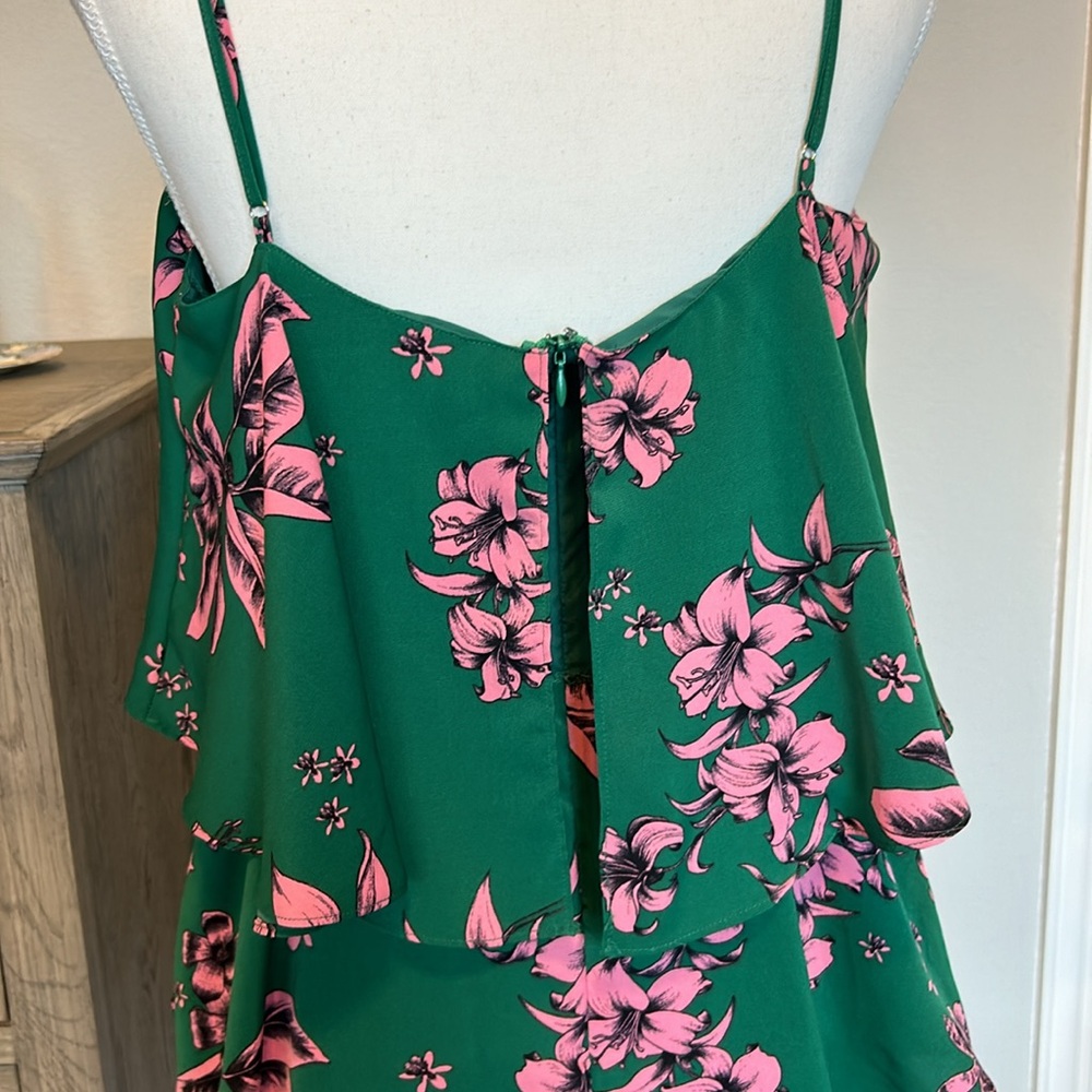 Sam Edelman | Floral Ruffle Mini Dress | Size Med - Picture 13 of 15